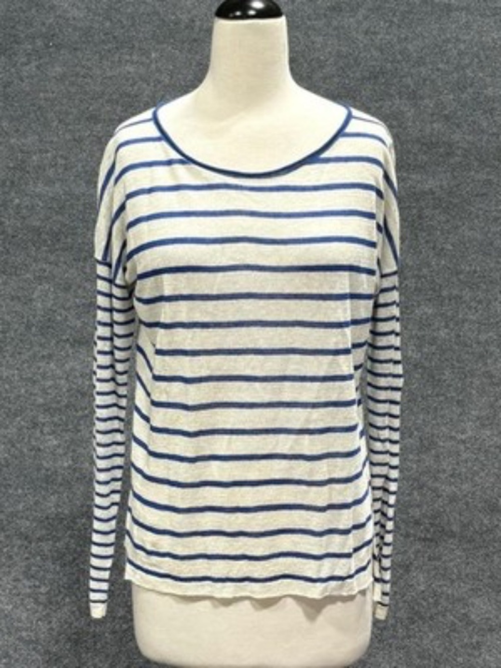 Vince Linen Stripe, Light Sweater